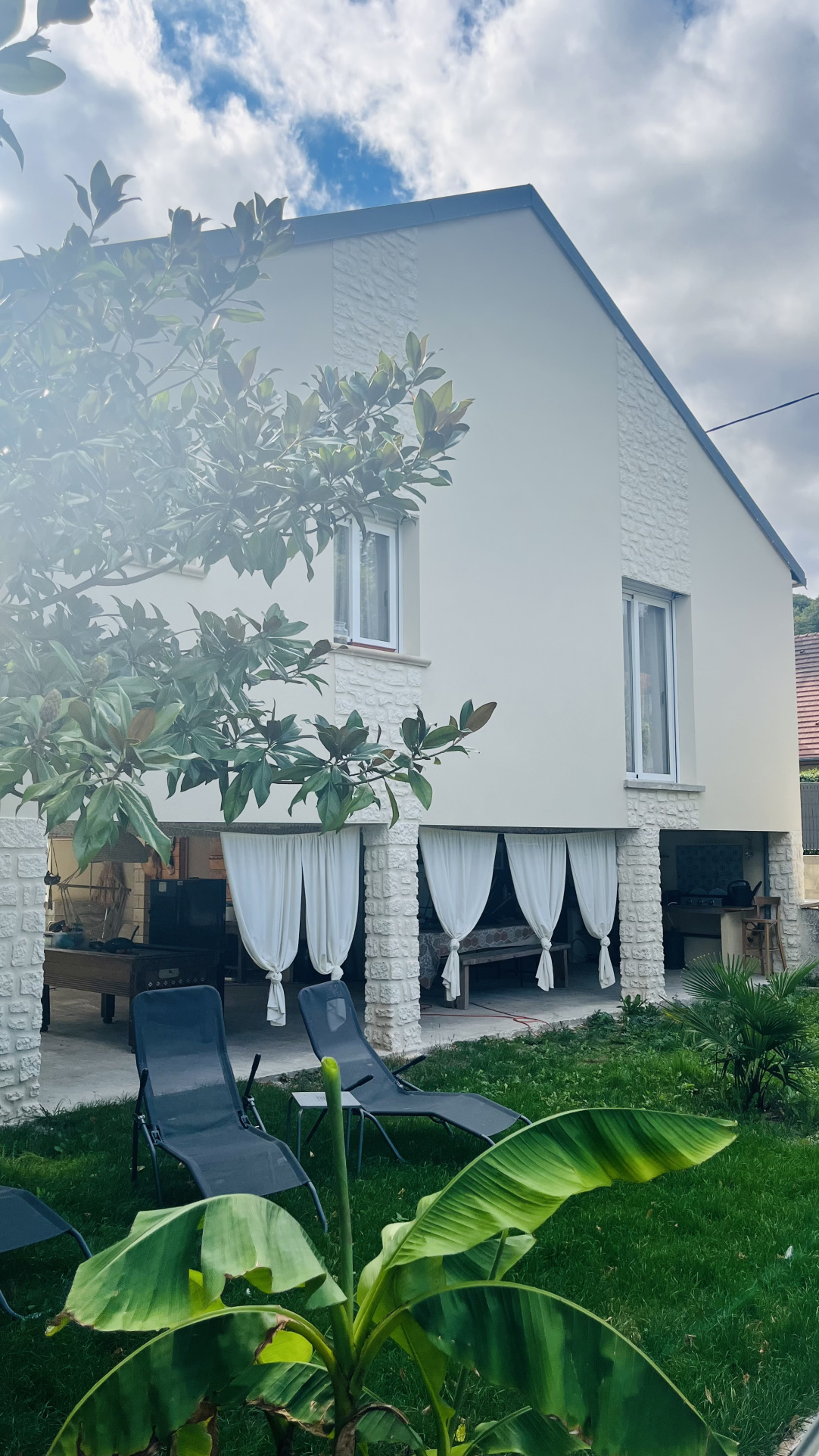 Maison d'architecte au bord de l'Oise